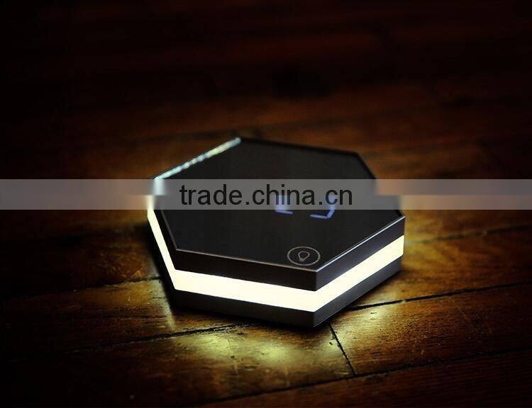 multifunction mirroring alarm clock with led digital thermometer cosmetic mirror night-lighting alarm clock