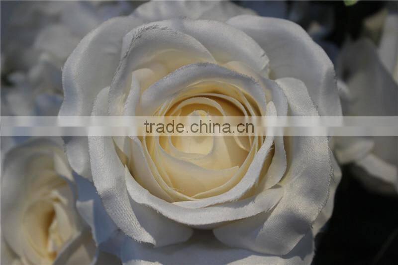 brand name decorative artificial flowers bundled rose with spotted leaves