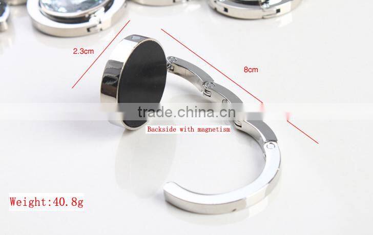 Collapsible original round shape bag hook