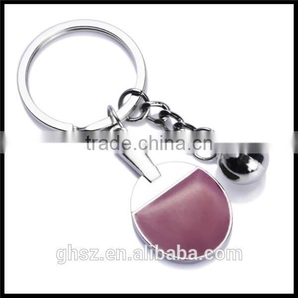 Factory price alloy table-tennis paddle key ring key chain manufacturer