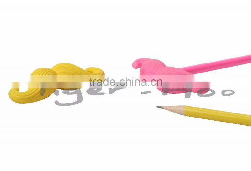 High Quality Kids Fancy Moustache Shaped Garfield Eraser