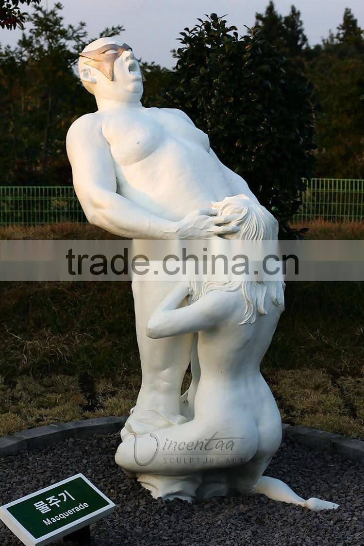art deco riproduzioni resin craft life size erotic sculpture