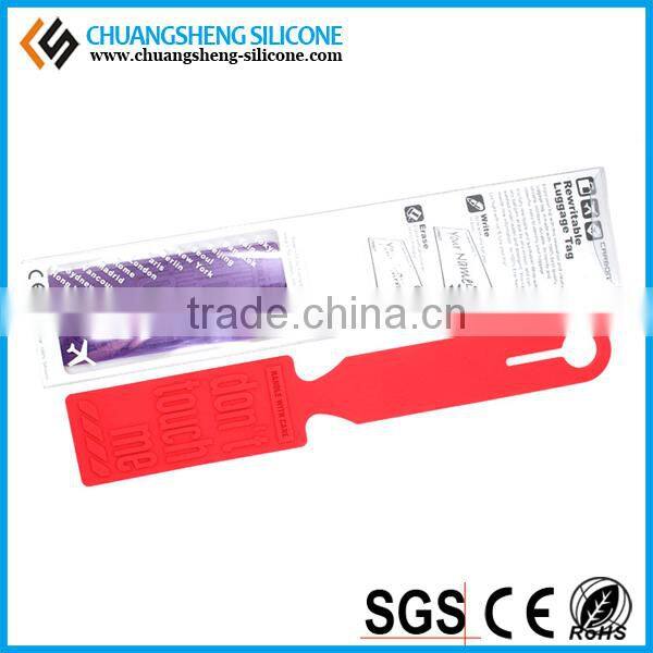 Travel bag tag, indication luggage tag, eco-friendly silicone tag