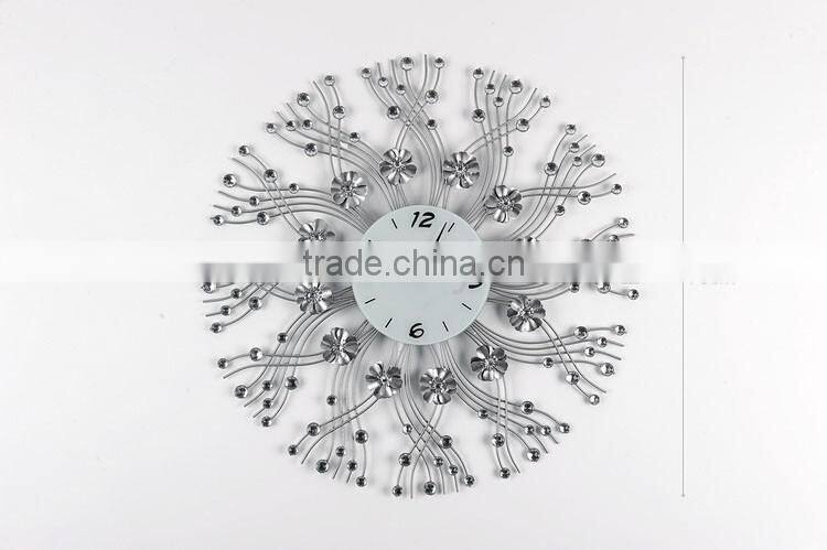 2017 Hot-selling metal decorative digital wall clock China