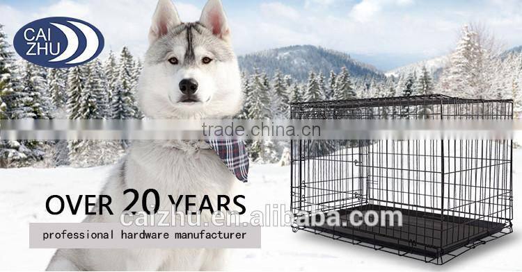 Black Cheap Poultry farming equipment metal large steel iron dog cage