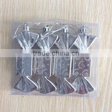2015 New Design 4 pcs of Christmas decorations CANDY SHAPE