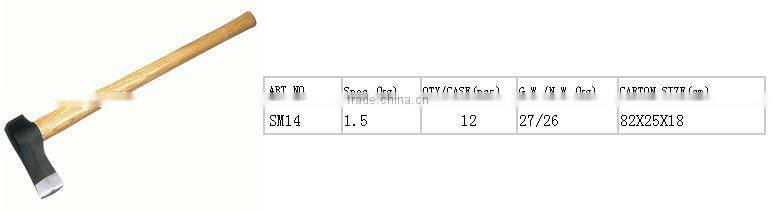splitting mauls with wooden handle-SM14