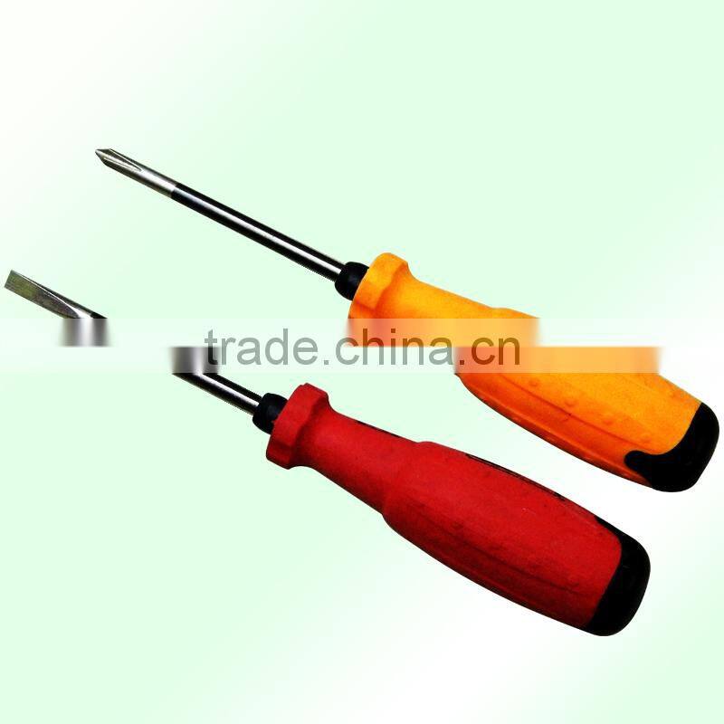 D1303 Yellow or Red double color handle with alone use screwdriver