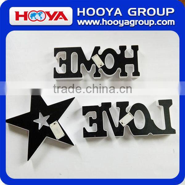 marquee light with five-pointed star shape with different colours