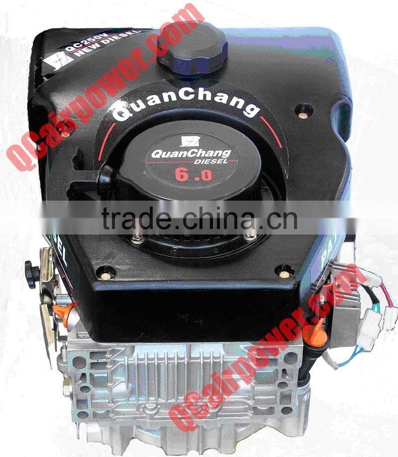 6HP vertical air-cooled diesel engine