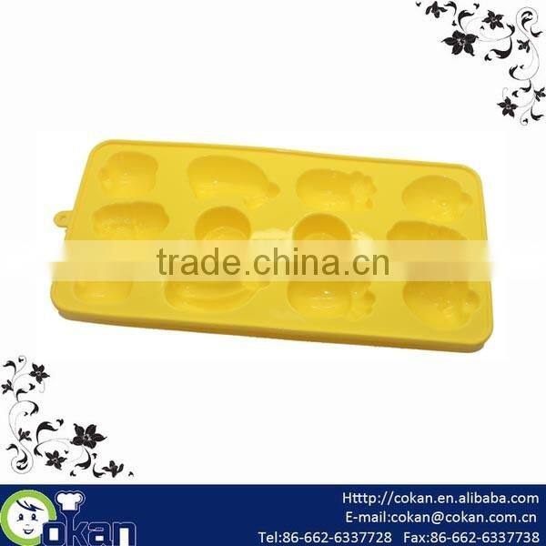 Fruit shape(banana,apple,strawberry,watermelon,pineapple) silicone chocolate mold,ice cube tray,cake mold CK-SL642