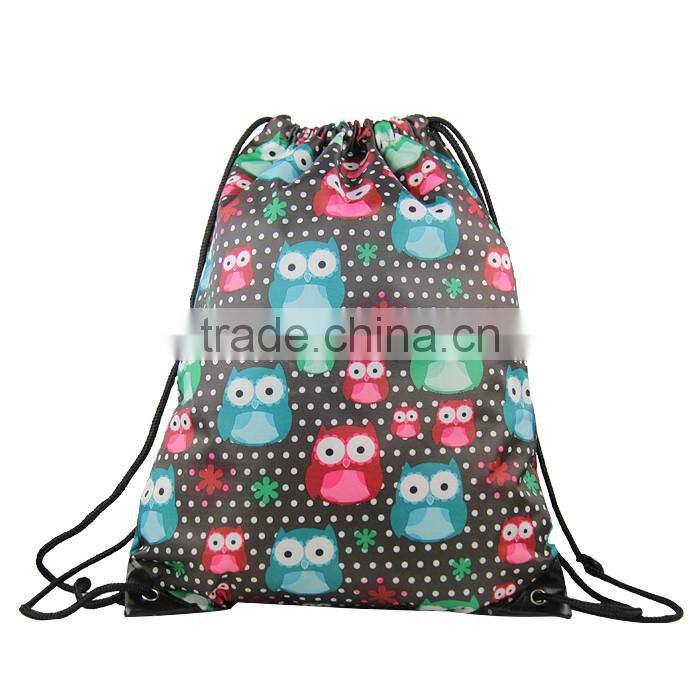 Polyester Material Drawstring Bucket Bag
