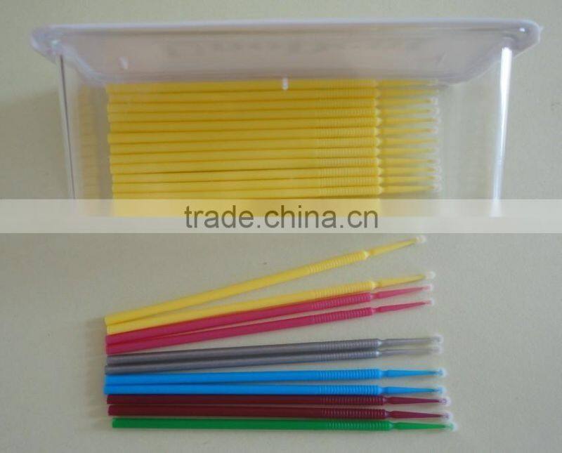 2015 colored dental disposable micro brush/applicator micro brush,different size available