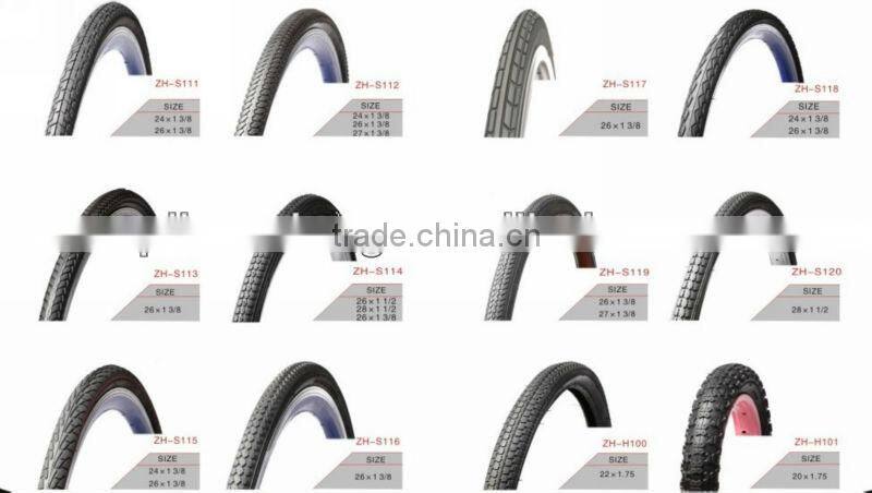 wear resisting natural rubber bicycle tyre 18*2.125