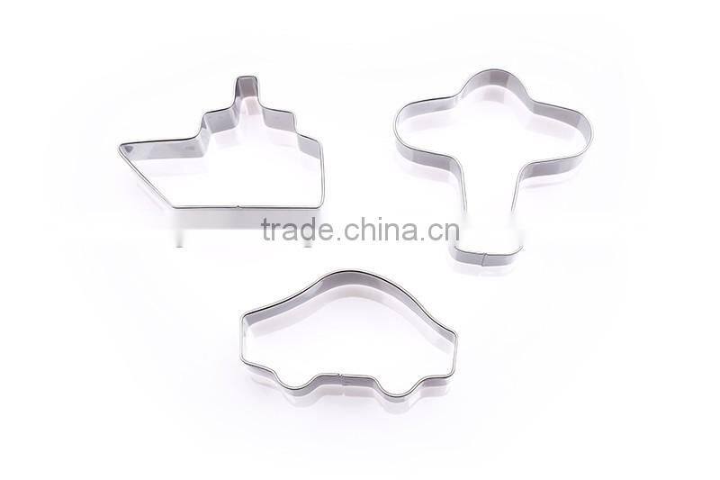 Various popular shapes stainless steel gingerbread cookie cutter set cake cutters molds