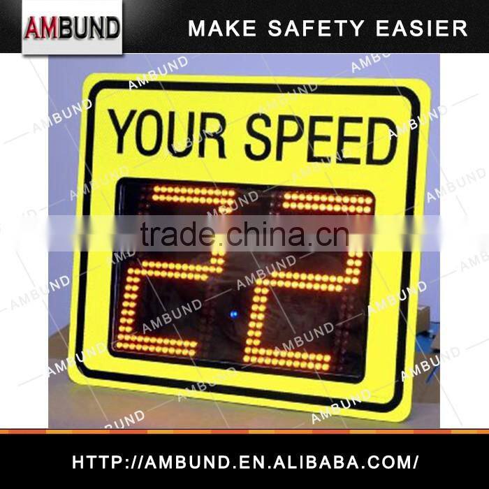 Radar Sign Detective Speed Warning Speed Measurement Display Traffic Flashing Speed Limit Signs