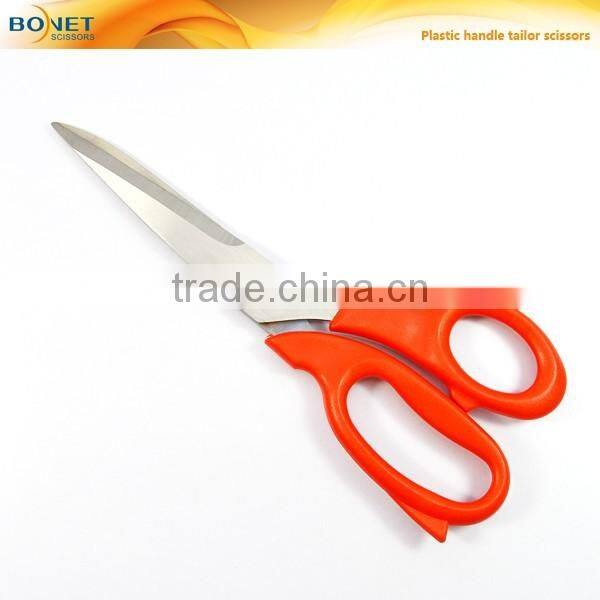 S14015S FDA qualified 9" plastic handle professional tailor different types of scissors
