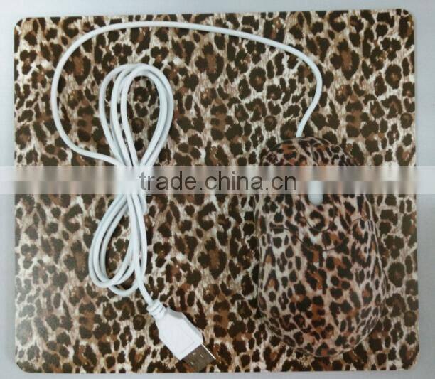 Interent USB optical mouse & mousepad set