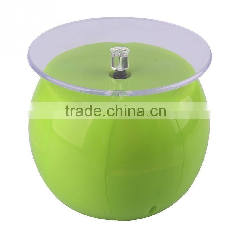 Solar Powered Jewelry Phone Watch Rotating Display Stand Turn Table Apple-shaped