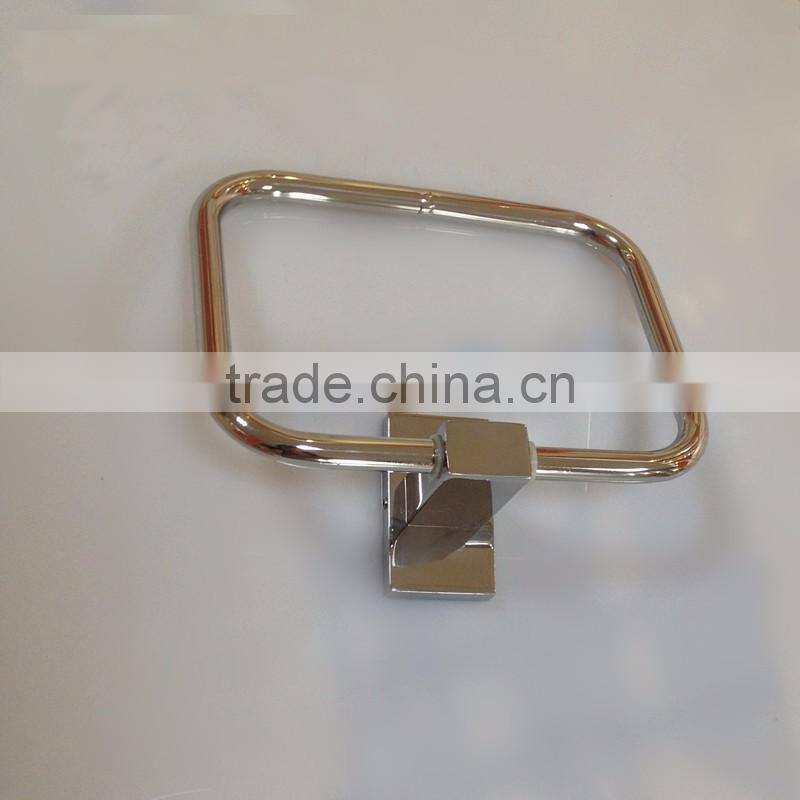 2016 The Hottest Wholesale Price Storage bath hardware factory supply stainless steel towel ring square