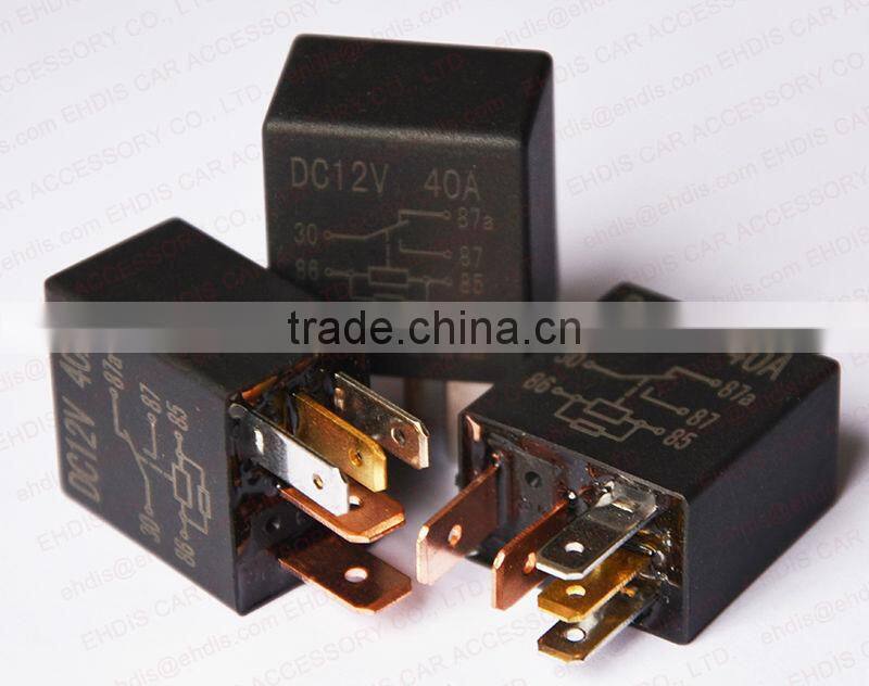 free sample high power relay 40A 12v 24v 5 pin normally open power relay