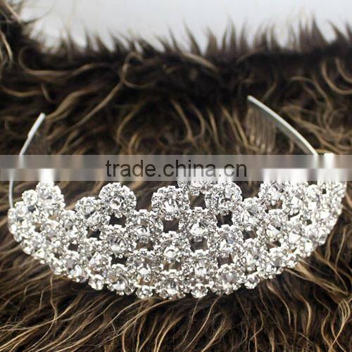 Crystal Cheap wedding Fashion Rhinestone Crown Bridal Hair Accessories Halo H172-058