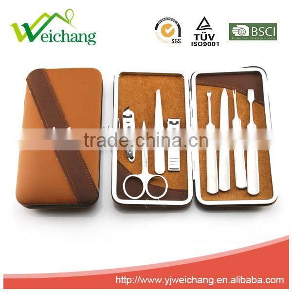 WCJ968 Stainless Steel Multiple Nail Nursing Tools Personal Manicure and Pedicure Set