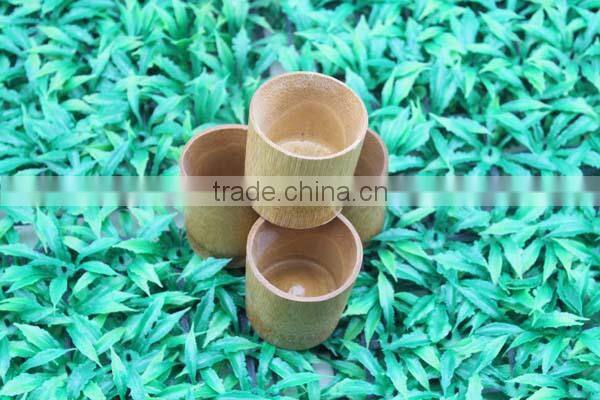 Hot sale natural color bamboo drinking cups