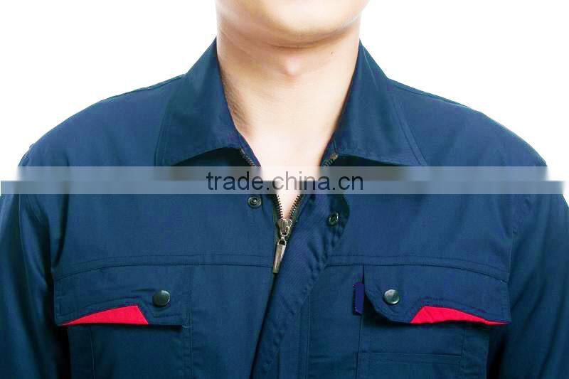 2017 OEM men uniforms workwear short sleeve jacket and pants