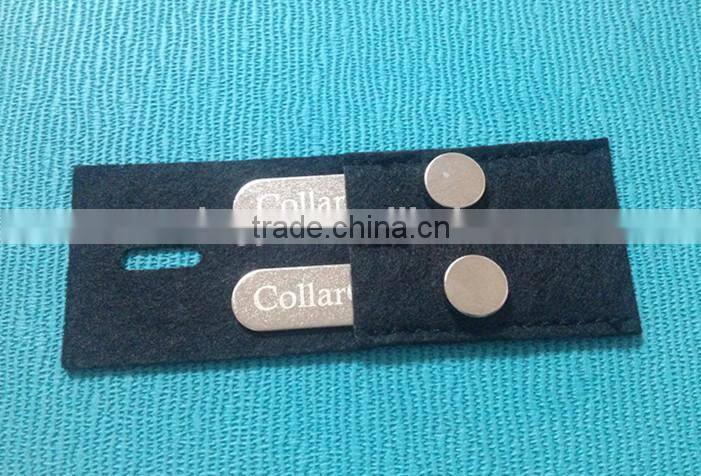 2.2" 2.25" 2.5" 3" Plated Surface Stainless Steel Metal Collar Stays Wholesale