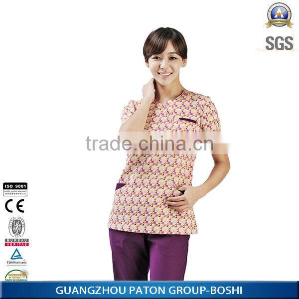 100% Cotton Nurse Uniform For Hospital Industry