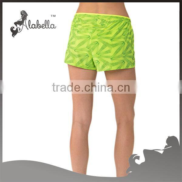 wholesale digital printing fitness running shorts/yoga pants