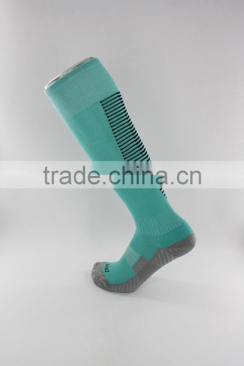 Compression soccer football knee high socks men