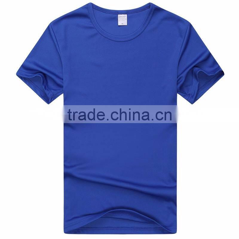 Factory price round neck cheap plain dyed cotton fitted t-shirts