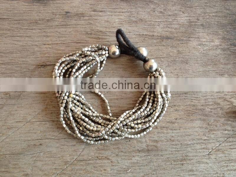 gold ocean theme charm elastic fabric knot bracelet ribbon hair ties ponytail holder Knotted Hair Ties Yoga Hair Ties