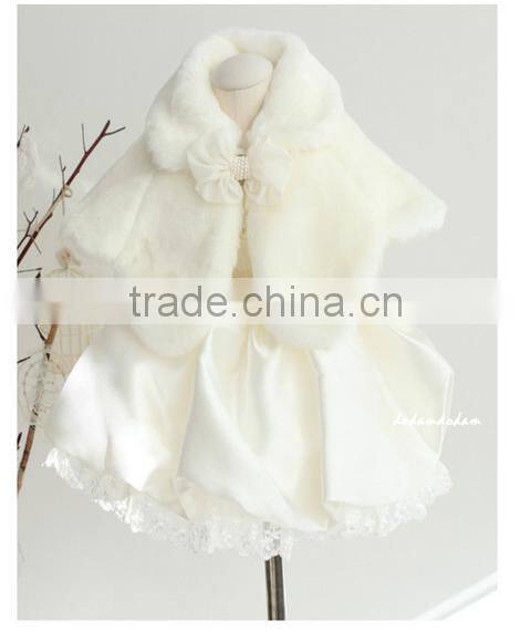 winter wraps for girls/party wedding dress wrap/fur coat
