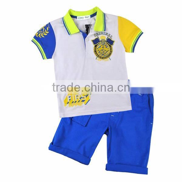 China Popular Brand Petelulu High Quality 100 Cotton Clothes Set Polo T Shirt