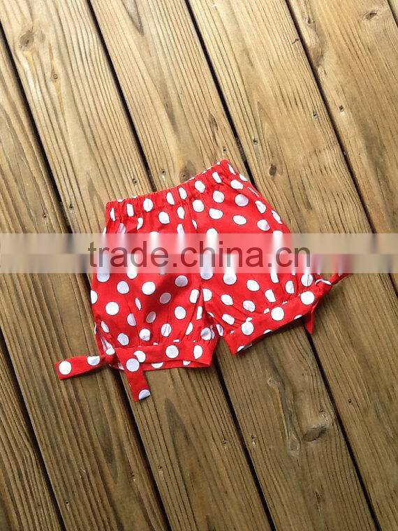 Baby girl new design color combination shorts for summer plain color kids shorts