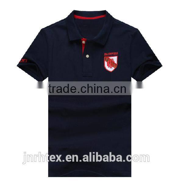 Trade Assurance Advertising Promotion Embroidery Polo Logo T Shirt