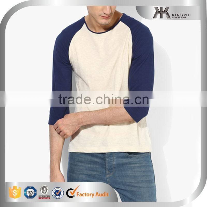 Man Comfort Colors T-shirts Bulk China Suppliers Custom Raglan Blank t-shirt