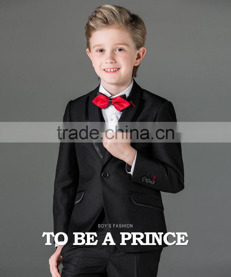 ELPA designer 3 piece children suits black wholesale kids suits for boys