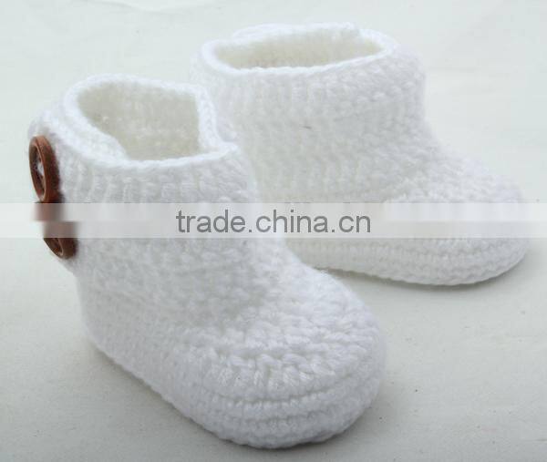 wholesale new fashion girl crochet baby booties