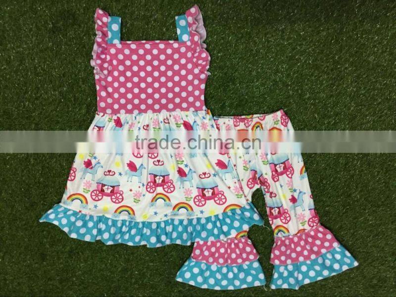 2016 new style Baby clothes sets summer girls clothing sets baby girl clothes set sleeveless and stripes pants