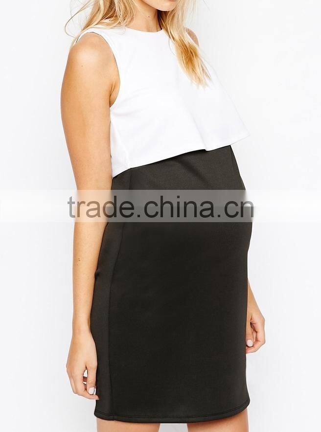 Custom Short Fashion Maternity Bodycon Dressed maternity clothes