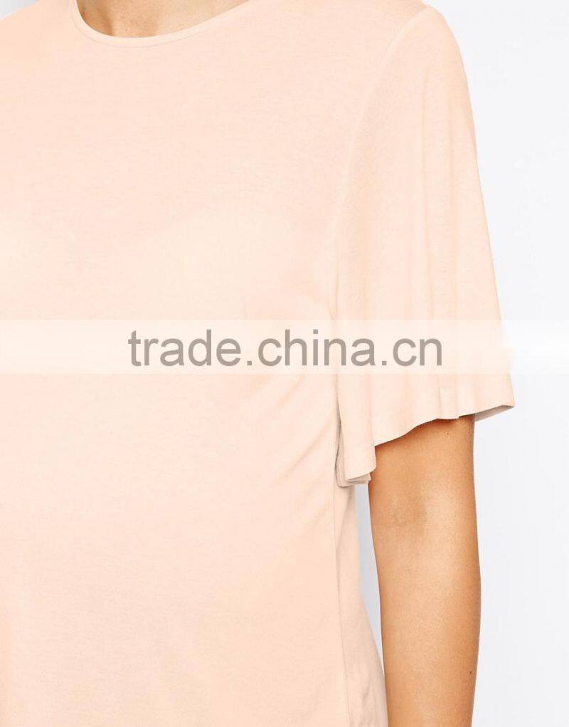 Maternity Top with Frill Sleeve