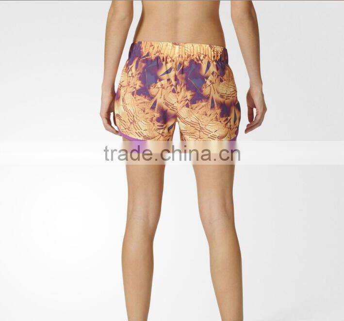 Factory Wholesale Camo Cargo Yoga Apparel Print Womens Jogging Shorts
