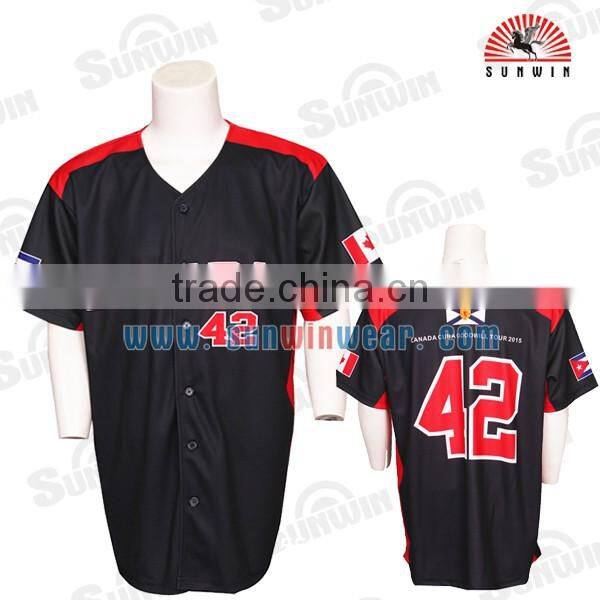 Sublimation Team Baseball Uniforms Design,Custom Sublimated Baseball Jersey