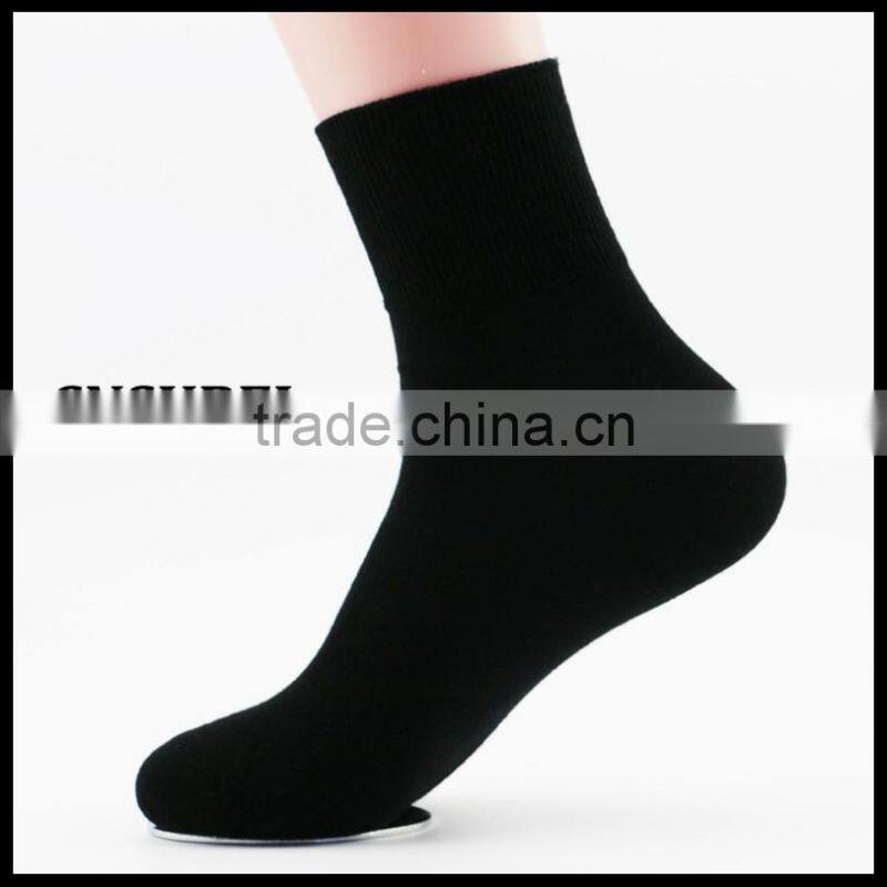 Wholesale thick women knitting patterns medical non-binding silver fiber excell diabetic gel and circulatory crew socks