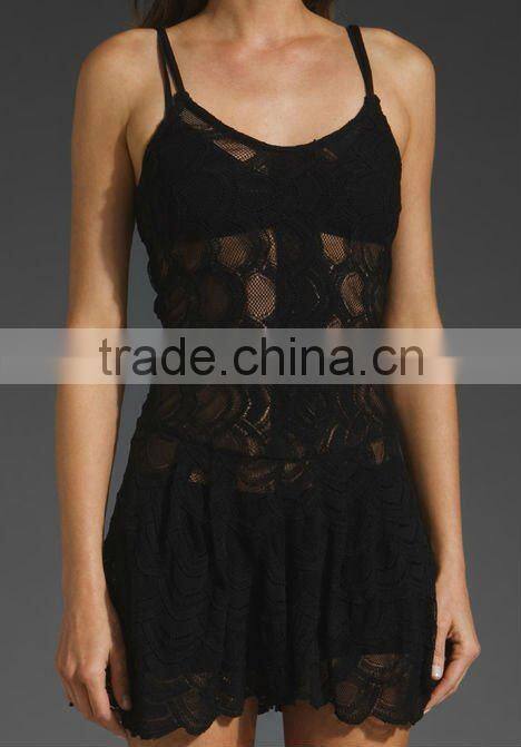 women's lace romper