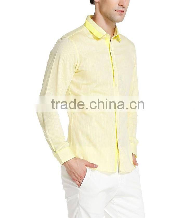 Latest fashion men casual shirts linen men shirts